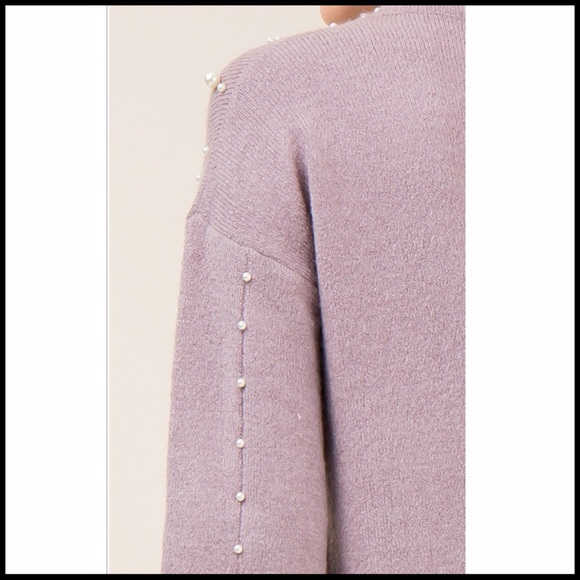 Pearl Embellished Sweater - Picture 3 of 6